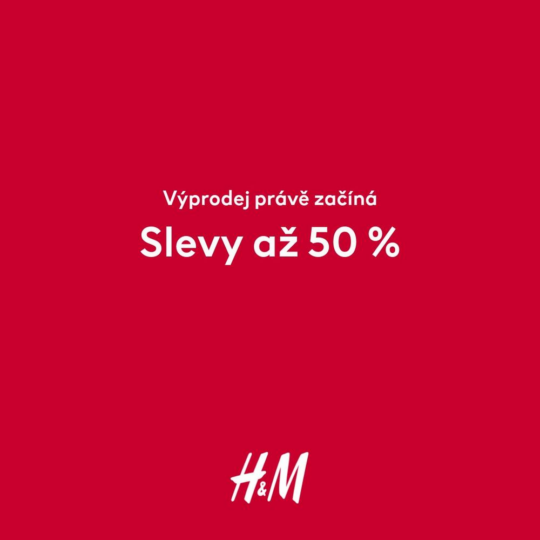 Výprodej v H&M: až -50 %!🤑