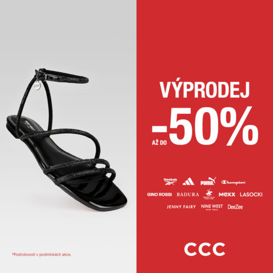 Výprodej až do -50 % v CCC!💸