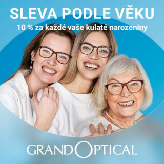 Sleva podle věku v GrandOptical!