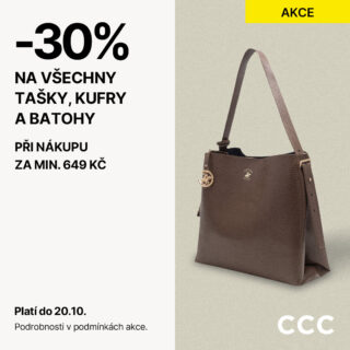 -30% na tašky!🛍️