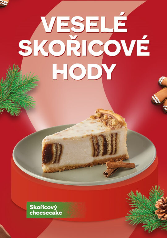 Vánoční skořicový cheesecake🍰