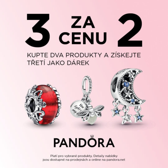 3 za cenu 2 v Pandoře!