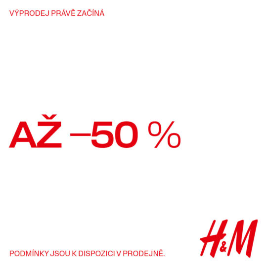 Zimní výprodej v prodejnách H&M je tady! ☃️