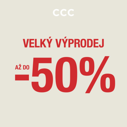 Výprodej zimní kolekce až do -50 % v CCC!