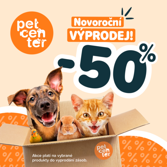 🐕‍🦺🐹Novoroční výprodej až -50%!